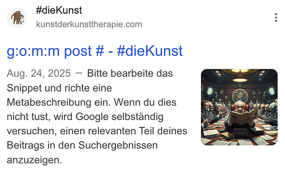 Ein Gruppenbild von Menschen, die an einem großen Tisch sitzen und auf einen älteren Mann in einem Chefsessel schauen, der ein Buch liest. Der Raum ist schick eingerichtet mit Uhren und tapetenartigen Mustern.