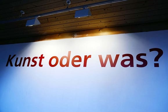 kunst oder was? wird immer die Frage bleiben