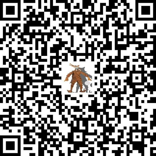 QR-Code mit einem charakteristischen grafischen Element in der Mitte